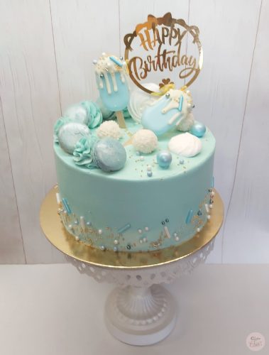 "Candy Land Kék" torta