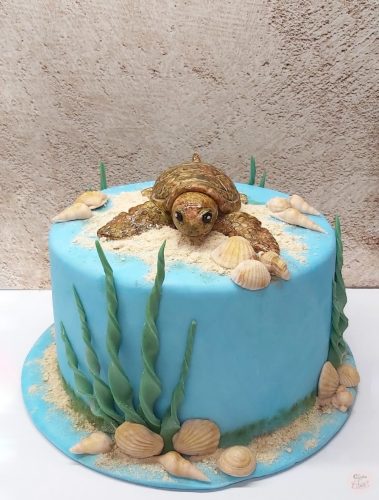 "Tengeri teknős" torta