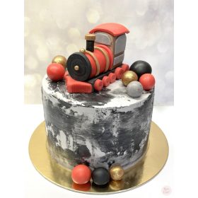 "Piros-Fekete Vonat" torta