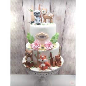 "Erdei Állatok" Emeletes torta