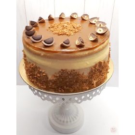 Karamell krémes torta