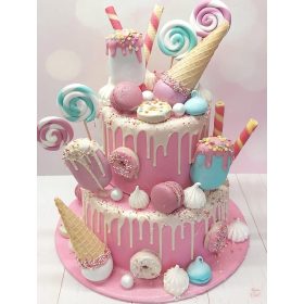 "Candy Land" Emeletes torta