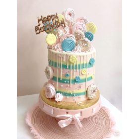 "Fánk-Habcsók" Magasított torta