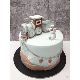 "Kék-Barna Vonat" torta