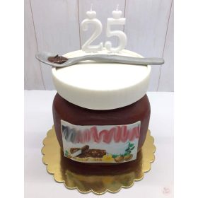 "Mogyorókrémes Üveg" torta