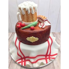 "Sörivók" Három Emeletes torta