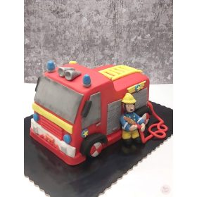 "Tűzoltóautó" torta