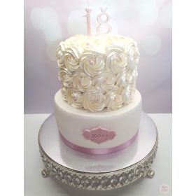 "Fehér rózsa" Emeletes torta