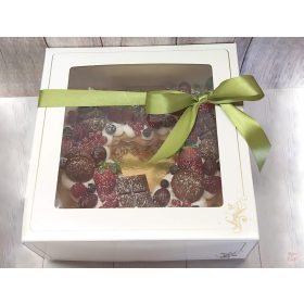 Szív formájú csokoládés  Linzer torta