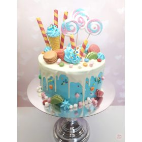 "Candy Land Szivárvány" torta