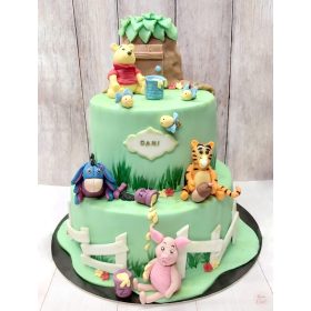 "Mackó és Barátai" Emeletes torta