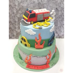 "Tűzoltó" Emeletes torta