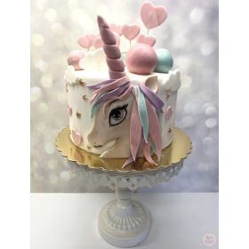 "Unikornis fej" Magasított torta