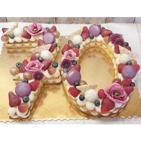 Fehér csokoládés Linzer torta V.