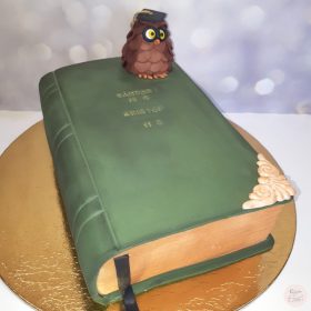 "Mini Bagoly" Könyv torta