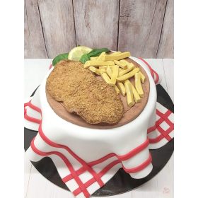 "Rántotthús" torta