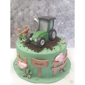 "Zöld Traktoros" torta