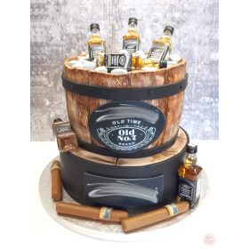 "Jack Szivarokkal" Emeletes torta