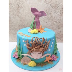 "Sellő" Magasított torta II.
